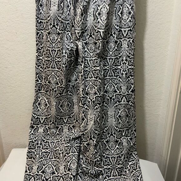 Never A Wallflower Women's art  black/white Flare Pants Size S NWT $264 - Picture 6 of 10